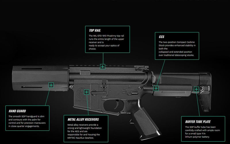 Krytac Alpha SDP AEG Rifle