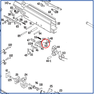 KWA - HK MP7A1 GBB OEM Replacement Parts