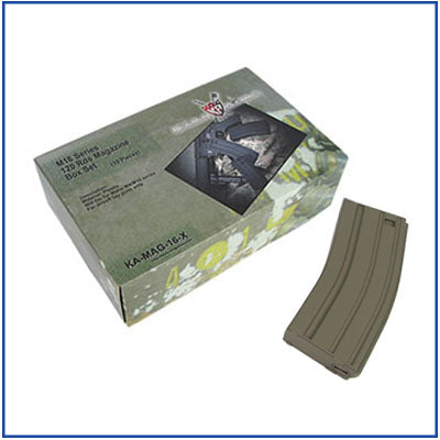 King Arms M16 Mid Capacity Magazine - 120rd - Box Set of 10