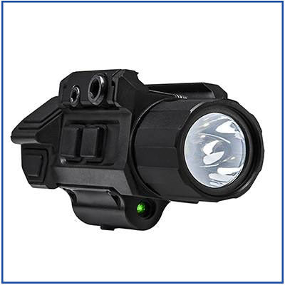 VISM - 200L LED Pistol Flashlight with Strobe/Green Laser